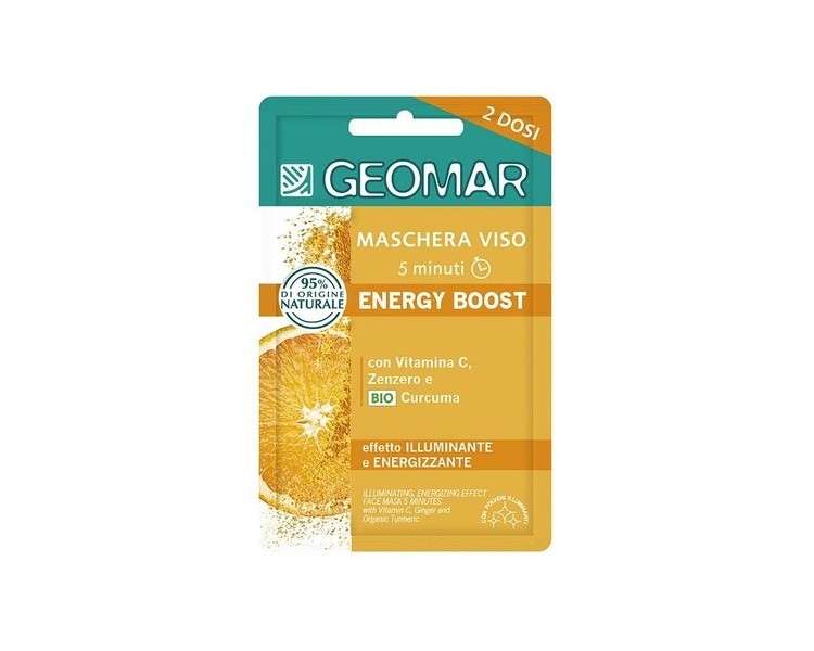Geomar Energy Boost Vit.C Ginger and Turmeric Face Mask