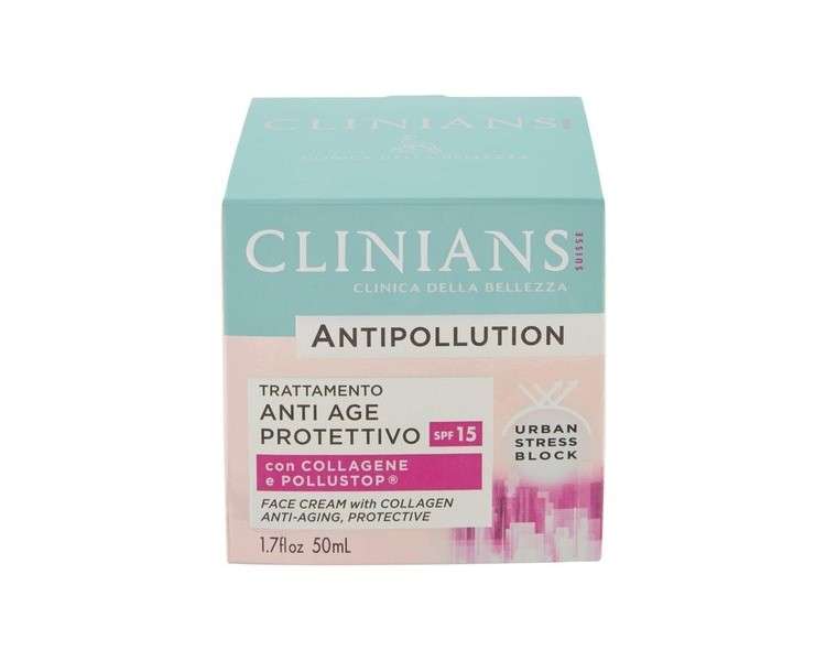 Clinians Anti-Pollution Cream with Age Protection 50ml