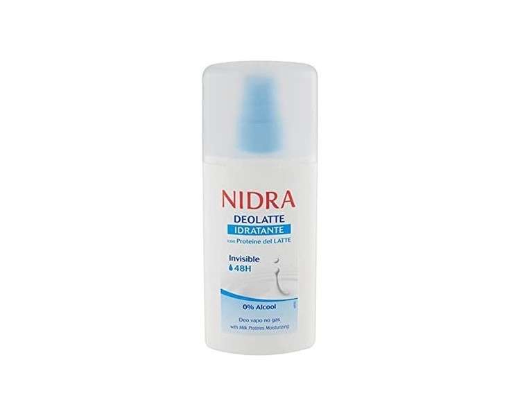 Nidra Deolatte Hydrating Moisture Deodorant Spray 48H 75ml