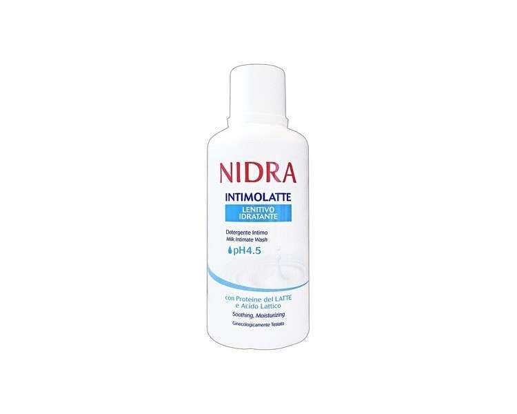 Nidra Inhaling Antibacterial Intimate Soap Milk Proteins & Aloe pH3.5 500 ml