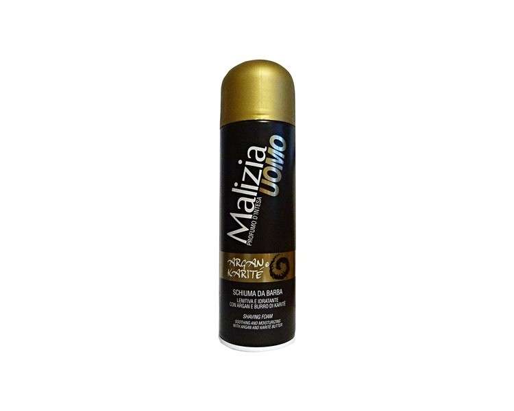 Malizia Uomo Shaving Foam with Argan and Shea Butter 300ml