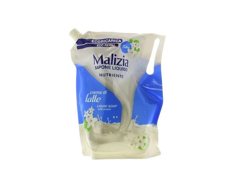 Malizia Ecoricarica Milk Liquid Soap 1L