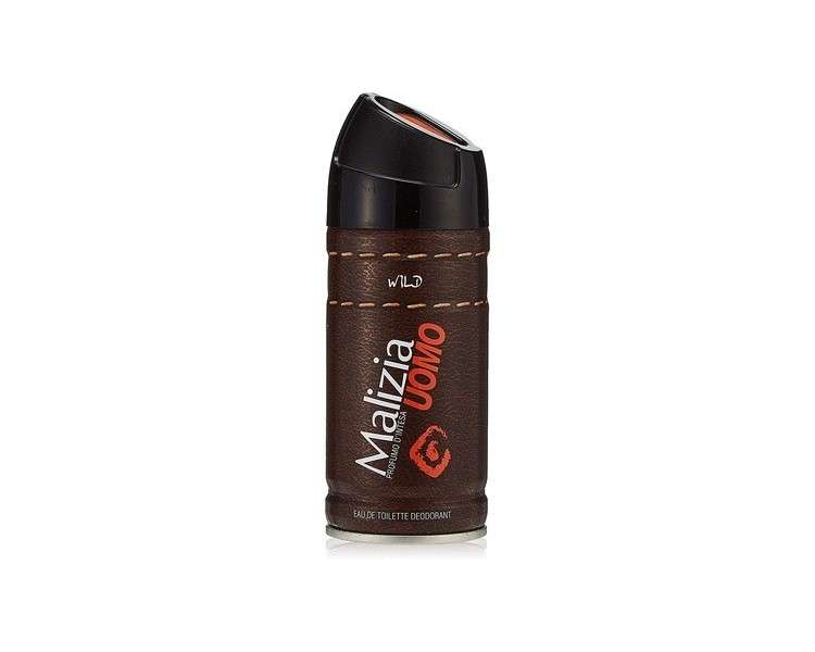 Malizia Uomo Black and Wild Deodorant 150ml