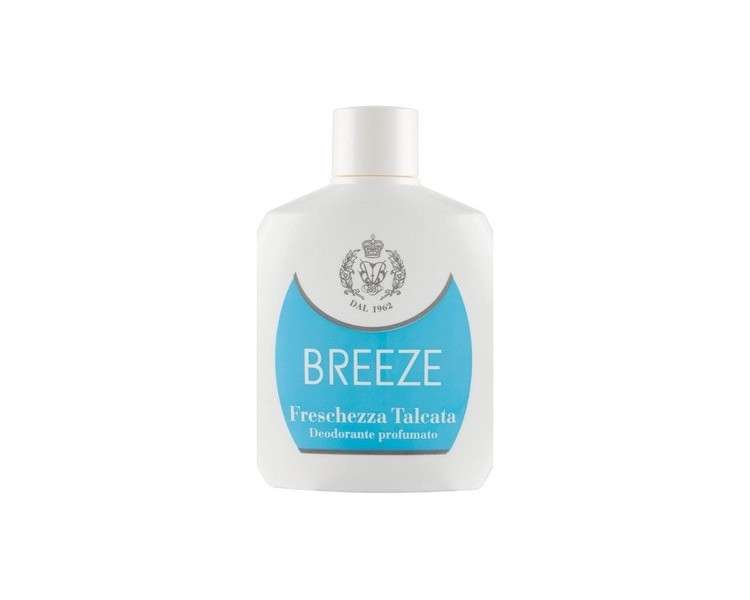 Breeze Deodorant Squeeze Freschezza Talcata 100ml No Gas