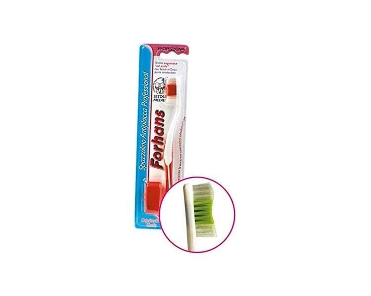 Medio Antiplacca Professional Manual Toothbrush with Cover