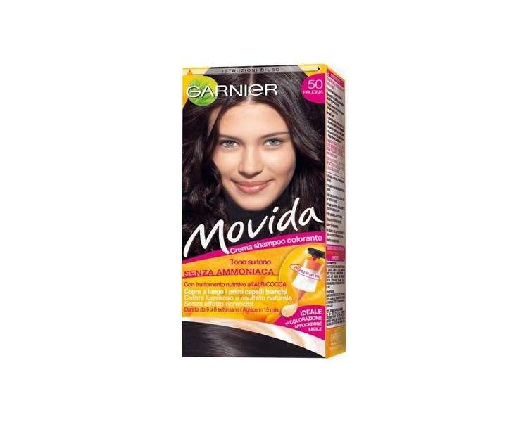 MOVIDA 50 PRUGNA Ammonia-Free Hair Color for Light Blonde Hair