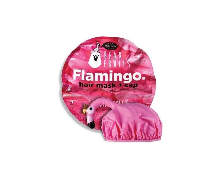 Bear Fruits Flamingo Smooth + Soft Hair Mask with Reusable Cap 20ml