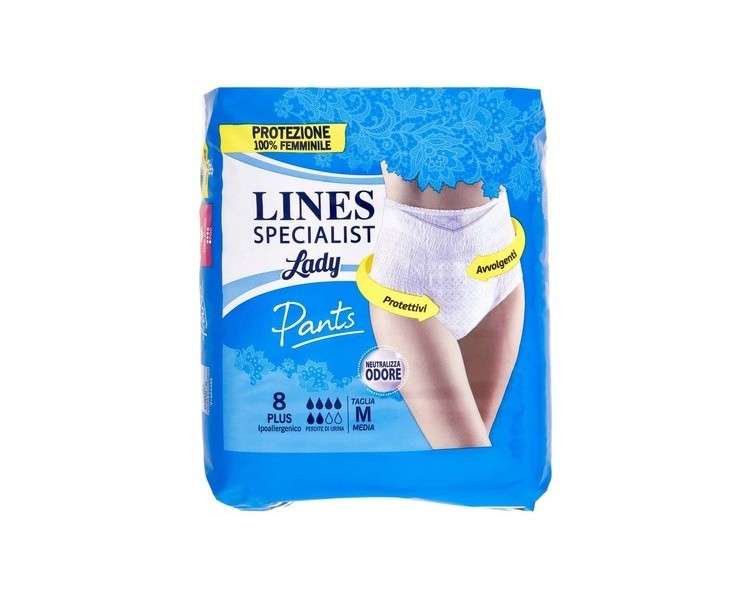 Lines Specialist Plus Absorbent Culottes for Urinary Leaks Size M