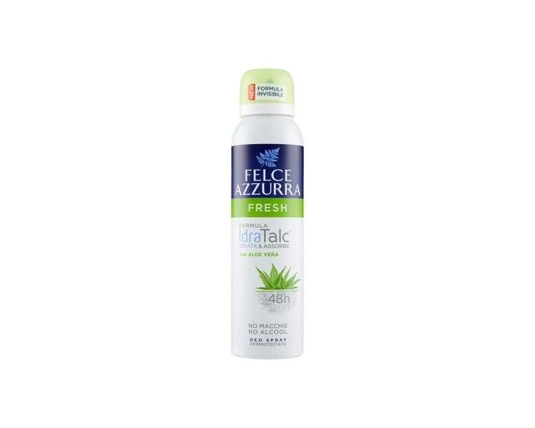 Felce Azzurra Fresh Deodorant 150ml 48h Formula with Aloe Vera