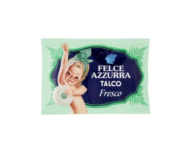 PAGLIERI Felce Azzurra FRESCO Body Powder Talc 100g Refill Bag