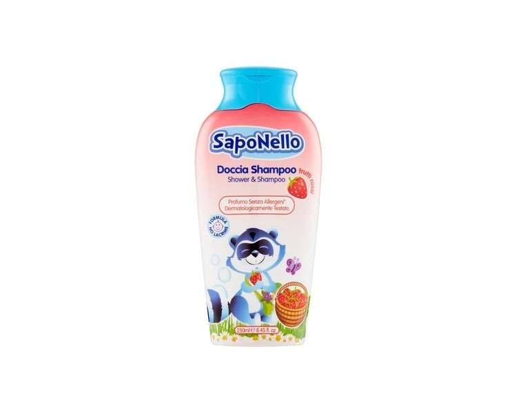 PAGLIERI Saponello Kids Red Fruit Shower Gel & Shampoo 250ml