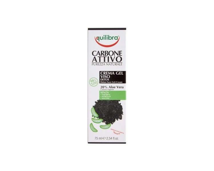 Equilibra Activated Charcoal Face Cream Detox 75ml