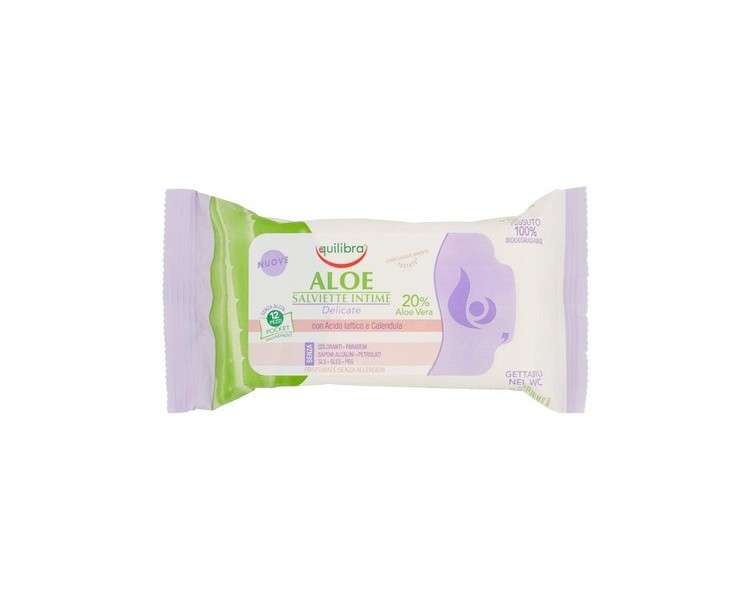 Equilibra Aloe Vera Intimate Hygiene Wipes