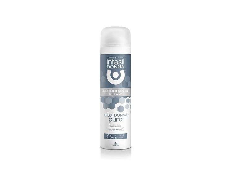 Infasil Pure Deodorant Spray for Women with Sensitive Skin 150ml