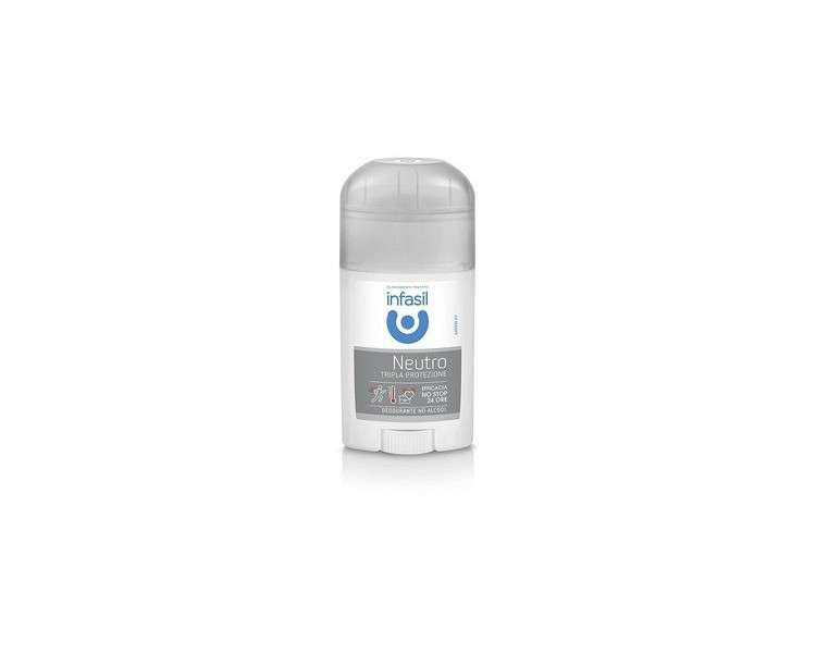 Infasil Neutro Triple Protection Deodorant Stick 40ml