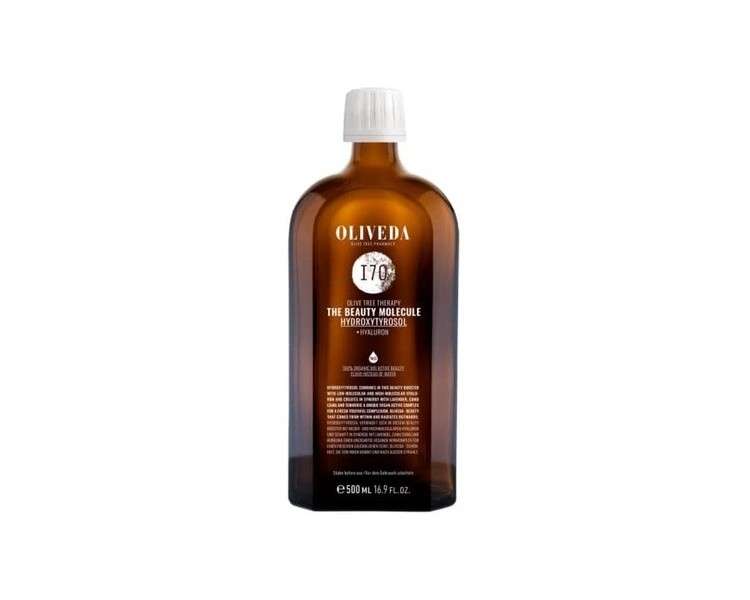 Oliveda I70 The Beauty Molecule Hyaluron Beauty Drink with Hydroxytyrosol, Zinc, Camu Camu, Curcumin, and Biotin 500ml