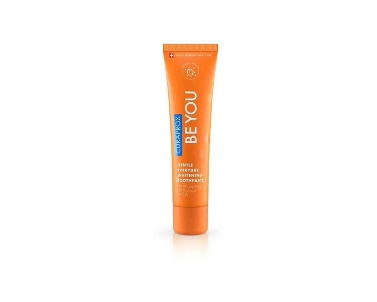 Curaprox Be You Peach Whitening Toothpaste with Peach and Apricot Flavor and Menthol 60ml