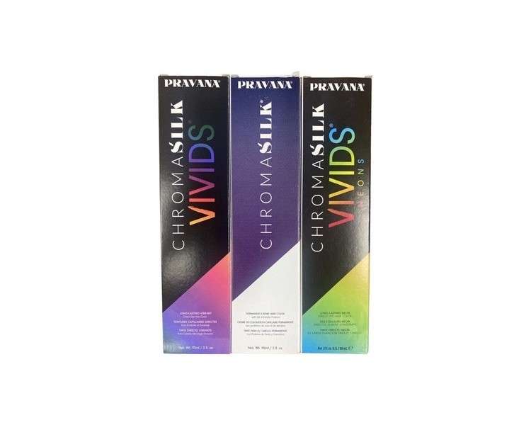 Pravana Chroma Silk Permanent Tinta 3oz - Fast Shipping - Vivids and Neons