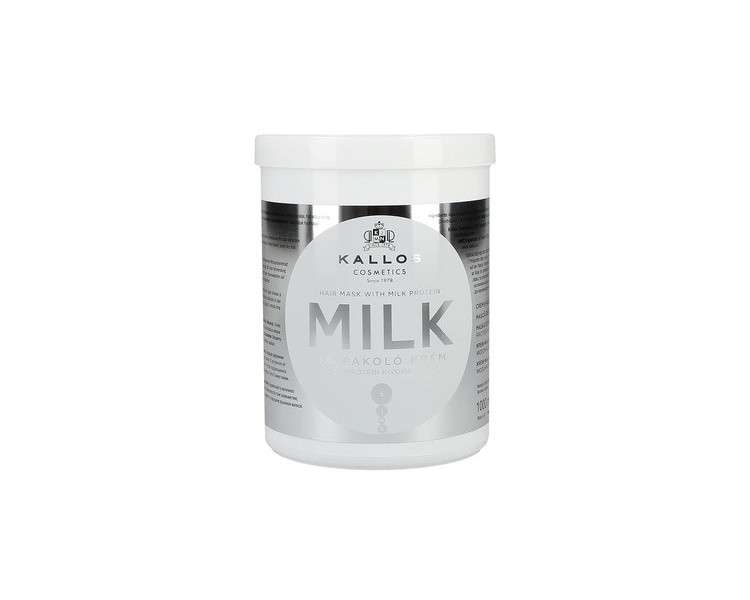 Kallos KJMN Milk Hair Mask with Milk Protein Extract 1000ml