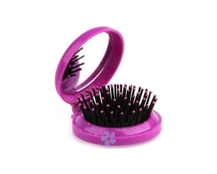 Donegal Pop-Up Hair Brush with Mirror