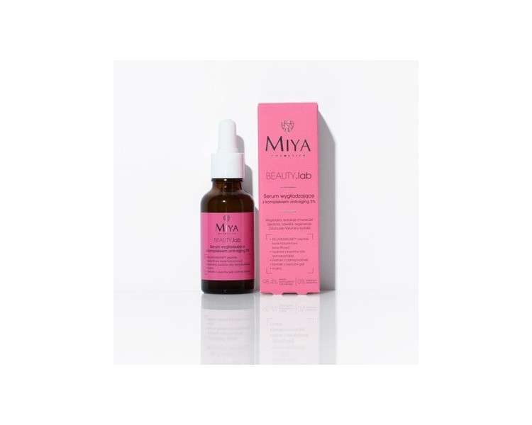 MIYA Cosmetics BEAUTY.Lab Smoothing Serum with Anti-Ageing Complex 5% 30ml