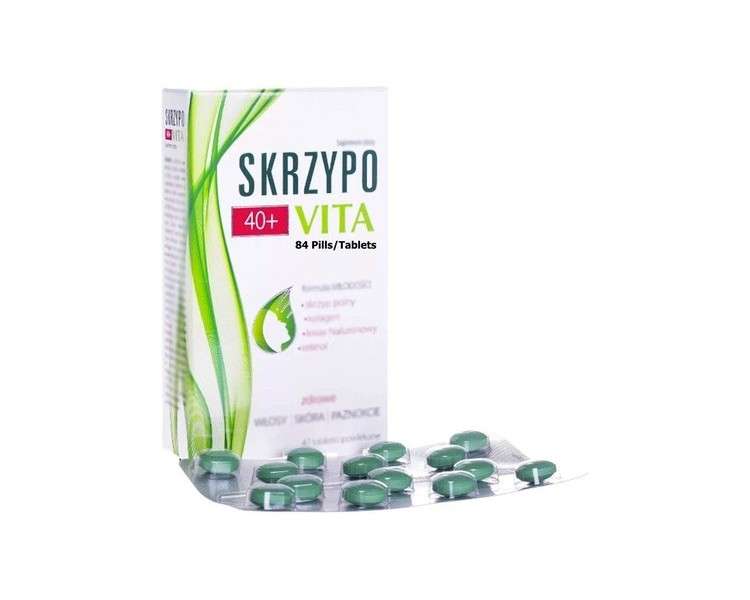 Polpharma Skrzypovita 40+ Biotin Complex 84 Pills Tablets - Made in Poland