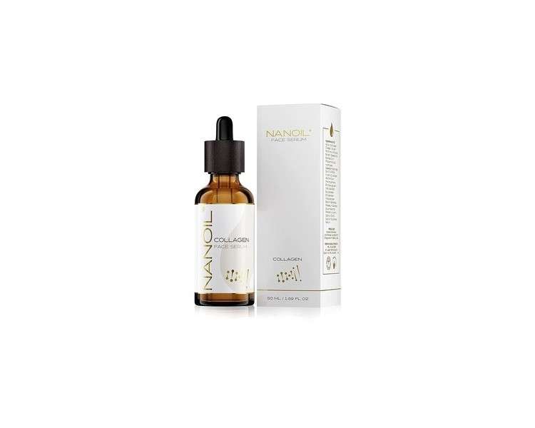 Nanoil Collagen Face Serum Smoothing and Rejuvenating Anti-Aging Serum with Collagen