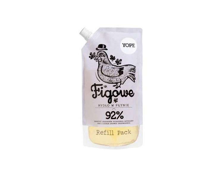 Yope Natural Fig Liquid Soap Refill 500ml