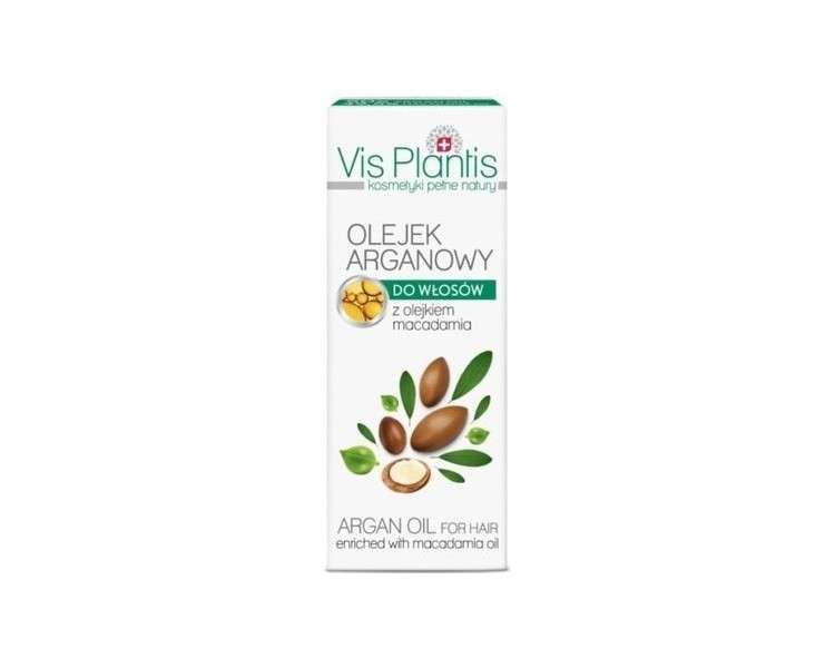 Vis Plantis Hair Oil Argan and Macadamia Oil Without Parabens 30ml