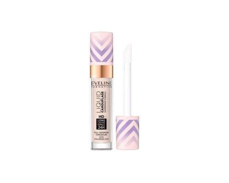 Eveline Liquid Camouflage Full Coverage Concealer No.01 Light Porcelain 7.5ml