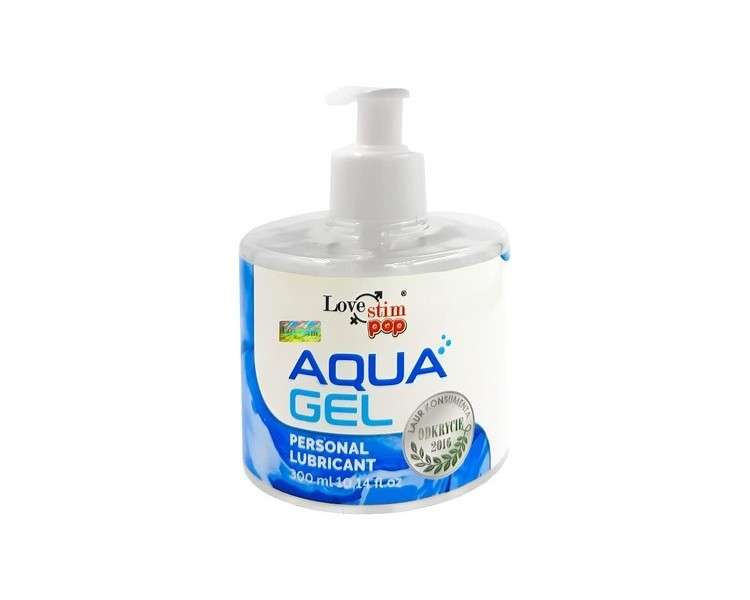 LoveStim Aqua Gel Water-Based Lubricant for Anal Sex and Sex Toys 300ml