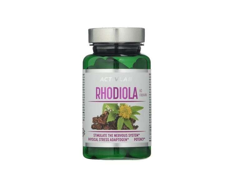 ACTIVLAB Rhodiola 60 Capsules - Flavorless