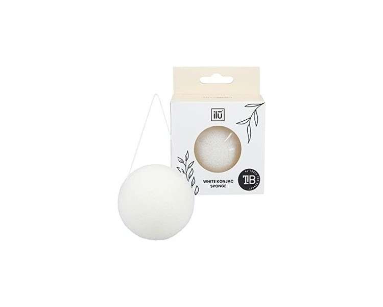 T4B Ilu Konjac Makeup Sponge with Cord - White