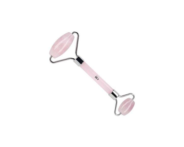 T4B ilu Rose Quartz Roller for Improving and Cleansing Skin, Reducing Appearance of Wrinkles and Improving Circulation