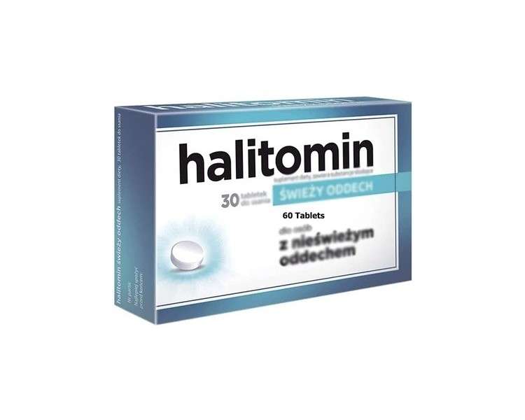 Halitomin 60 Tablets - Made in Poland