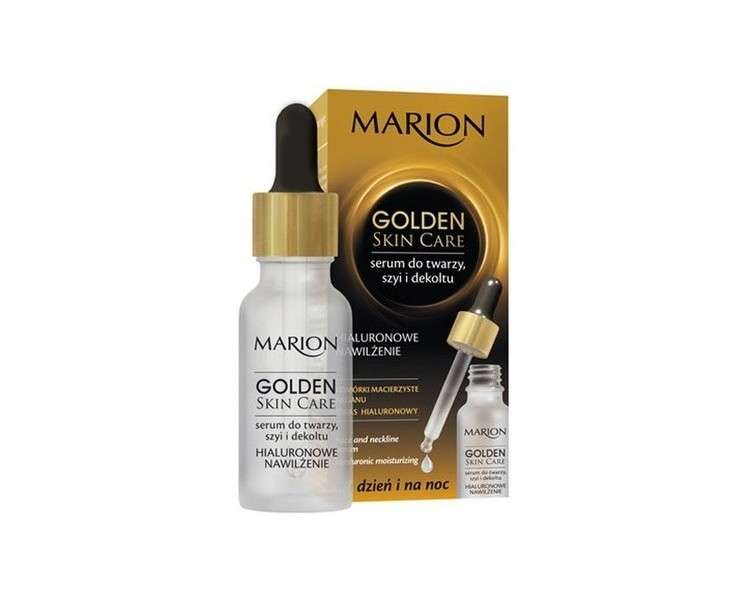 Marion Golden Skin Care Face and Neck Hyaluronic Serum 20ml