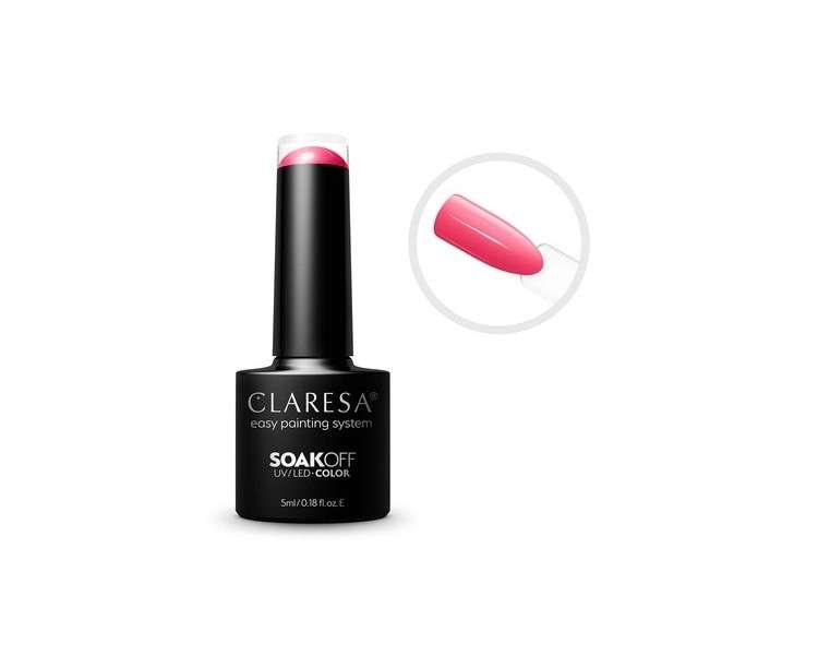 CLARESA SoakOFF UV/LED Gel Pink 519 5ml