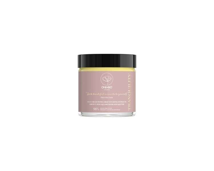 ONLYBIO Ritualia Tranquility 7 Extract Face Cream with Jasmine Grapefruit Aloe Vera Pomegranate - Moisturizing Vegan and Plant-Based Care