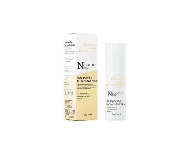 Nacomi Next Level Honey Smooth Acid Peel for Sensitive Skin 30ml