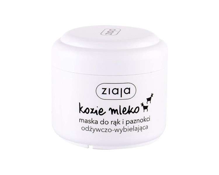 ZIAJA Goat's Milk Nourishing and Whitening Hand and Nail Mask 75ml