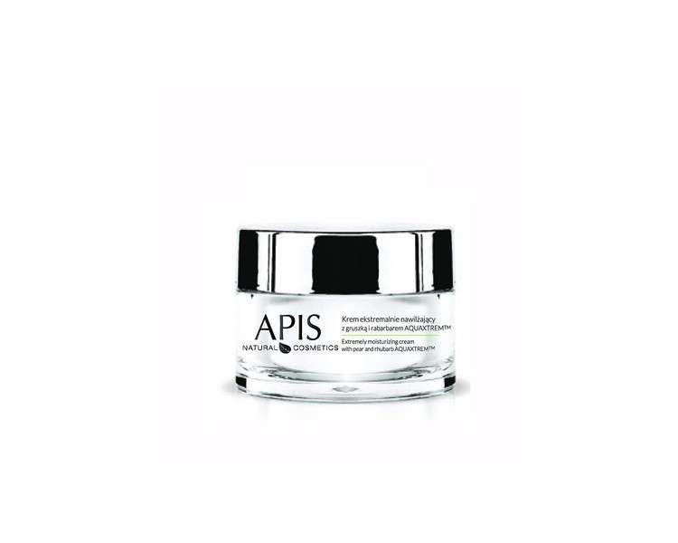 Apis Home Terapis Hydro Evolution Extreme Hydrating Cream with Pear and Rhubarb Aquaxtrem Complex 50ml