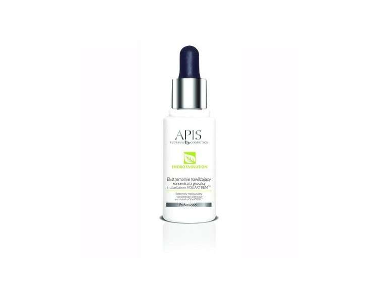 APIS HYDRO EVOLUTION Extreme Hydrating Concentrate with Pear and Rhubarb Aquaxtrem Complex 30ml