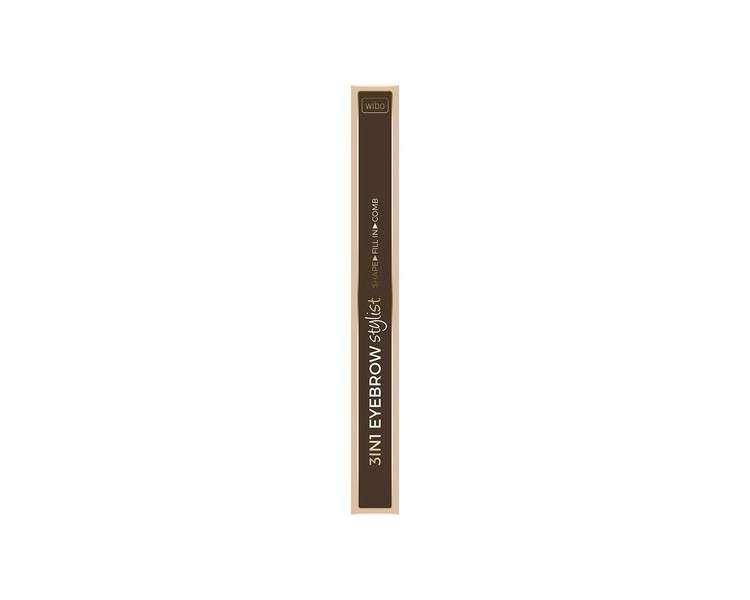 Wibo 3-in-1 Eyebrow Stylist Dark No. 2