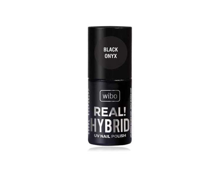 WIBO Real Hybrid UV Nail Polish Onyx Black 01