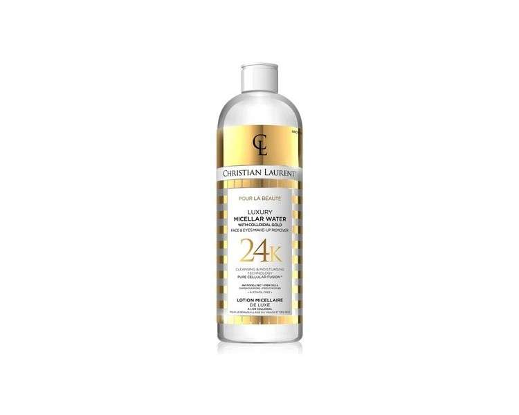 Cristian Laurent Luxury Micellar Water with Colloidal Gold Face and Eyes Make up Remover 16.9oz