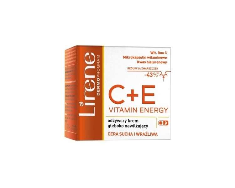 Lirene Vitamin Energy C+E Nourishing Cream Deep Moisturizing