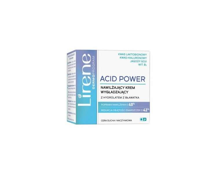 Lirene Dermoprogram Acid Power Smoothing Cream for Dry Skin 50ml
