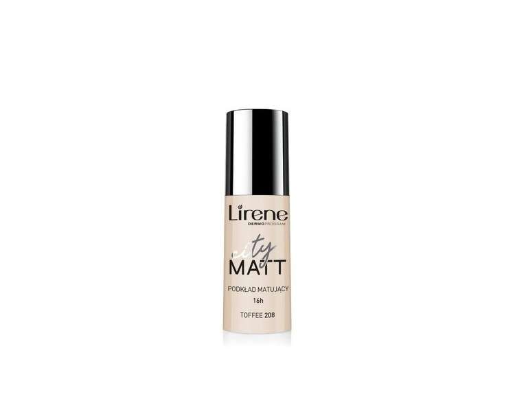 Lirene City Matt Matting-Smoothing Makeup in Toffee 30ml