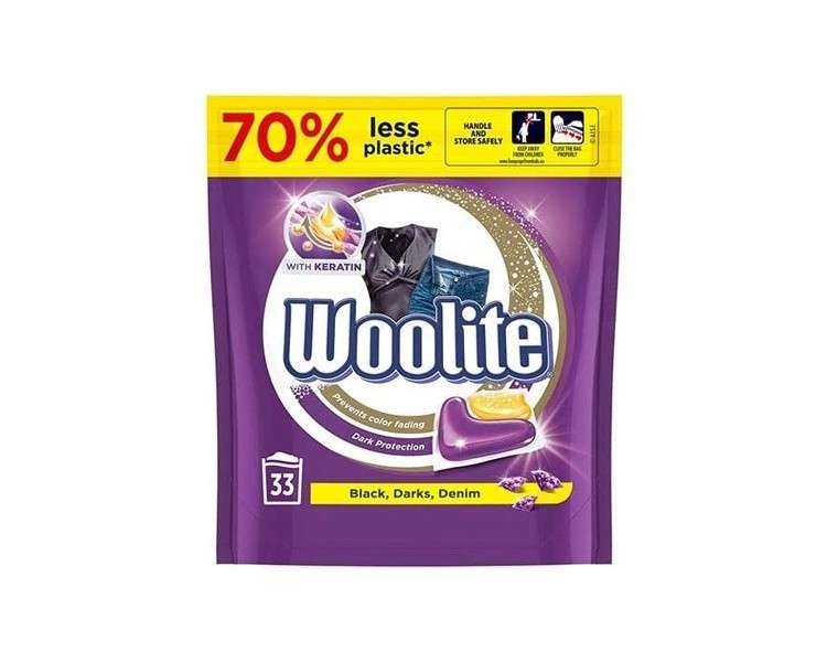 Woolite Dark Laundry Gel Capsules with Keratin 33 Count