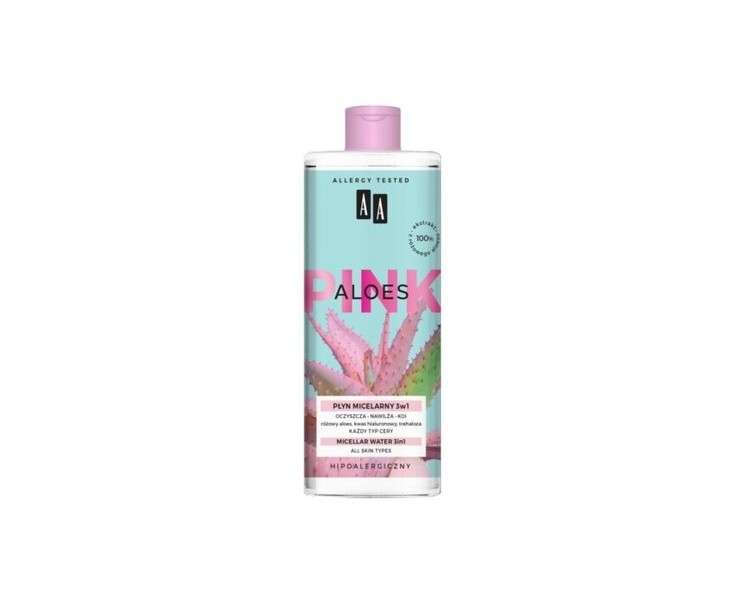 AA Aloes Pink Micellar Water 3-in-1 400ml